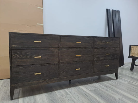 Ebony Wire Brushed Dresser