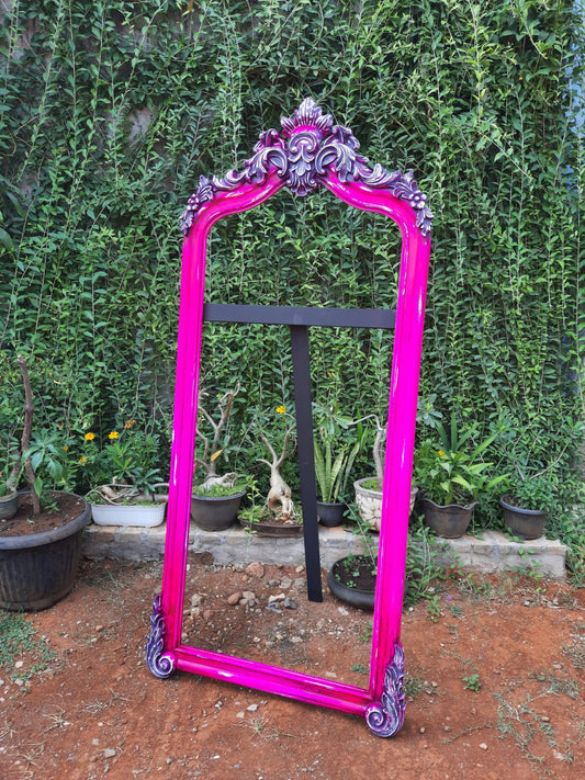 Fuchsia Flourish Arch